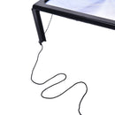 Large A4 Page Hands Free 3x Magnifying Glass With Light  Magnifier Reading  Z