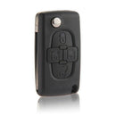 2 x Shell Cover Key Case 4 Key for Peugeot 1007 Car