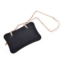 2X Mini Blackboard Chalkboard Wooden Message With Hang String Wedding Deco KES