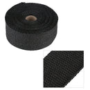 Roll 5M Black Fiberglass Exhaust Manifold Header Pipe Heat Wrap Tape +4 TiesRly