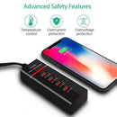 B38 4USB Travel Mobile Phone Charger 5V 3A Smart Charging Head (EU Plug) A