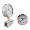 Pressure Washer Gauge Kit, 3/8 Inch Quick Connect, Universal Power ,Stainle