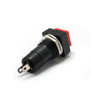 5 Pcs Black Momentary OFF-(ON) Square Push Button Switch SPST 12v Car D NIP