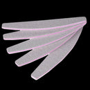 50Pcs/Lot 100/180 Grit Nail Sanding File Buffing Polish Block Half Moon Nai