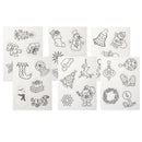 6x Xmas Printer Inkjet Shrink Plastic Sheet Paper DIY Creative Jewelry Craft