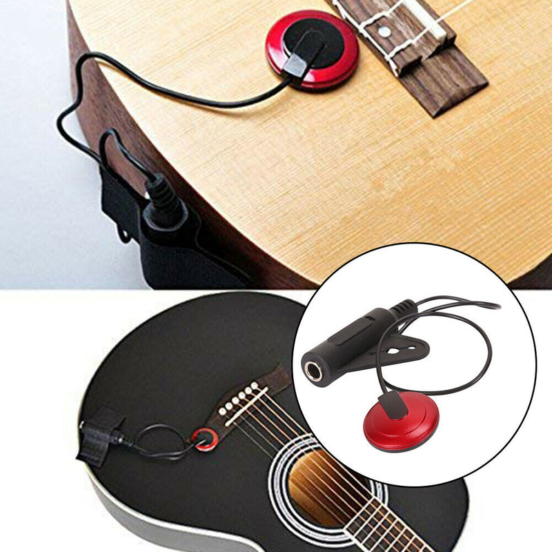 Universal Ukulele Portable Sound  Microphone Piezo Guitar Pickup Receiver