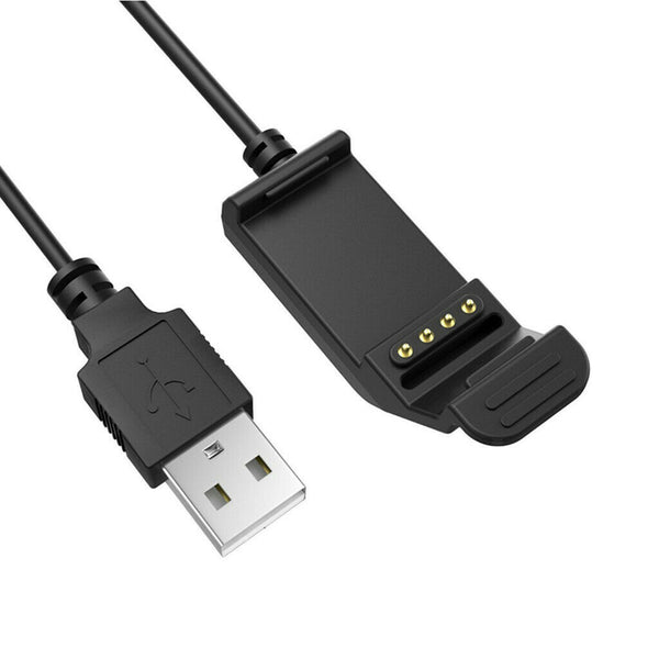 USB Charge Charging Data Clip Cable Replacement For Garmin Edge 20 25 Black