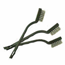 1pc Black Steel Small Brush Cleaning Brushes Wire Spark Wheel Scrub E9K4 Ru Y1M2
