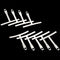 Durable String Action Guitar Luthier Tools Set Bass Radius Gauge Stainless Steel