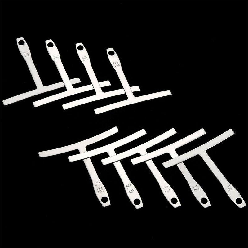Durable String Action Guitar Luthier Tools Set Bass Radius Gauge Stainless Steel