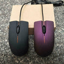 1200DPI Professional Wired Mouse Click Optical USB Frosted Surface Purple B1N1