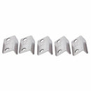 5 pcs. Replacements Cupboard Furniture sign Lock plate 2,9 x 1,4 x 0,9cm L6D8