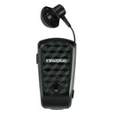 Stereo Wireless Clip-on Earbuds Earphone Bluetooth Headset Retractable Black