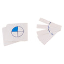 Montessori Mathematics Fraction Skittles Cards Set, Baby Math Educational Toys