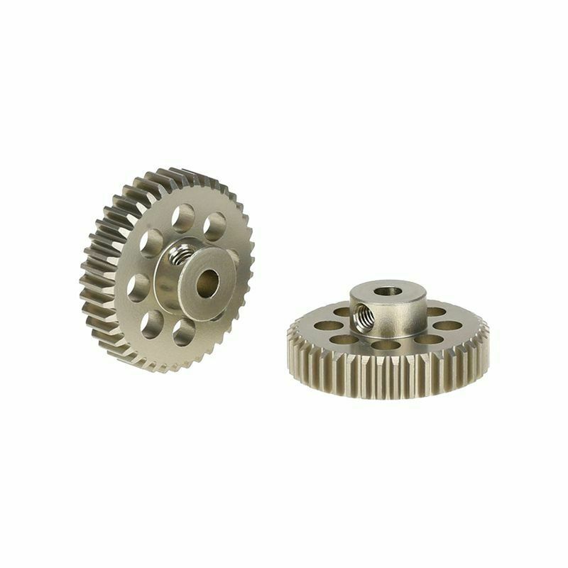 2Pcs 48DP 3.175mm 40T Pinion Motor Gear for RC Car Brushed Brushless Motor U7C6