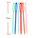 20x Plastic Hand Sewing Yarn Darning Tapestry Needles DIY Tool-7cm/9.3cm X5G5