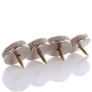 20x Nail-on Felt Floor Protectors Furniture Table Chair Leg Pad Silde Guard