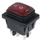 1PC 30A/250V 6Pin Waterproof  Auto Boat Toggle Rocker Switch with LED 12V220V JR