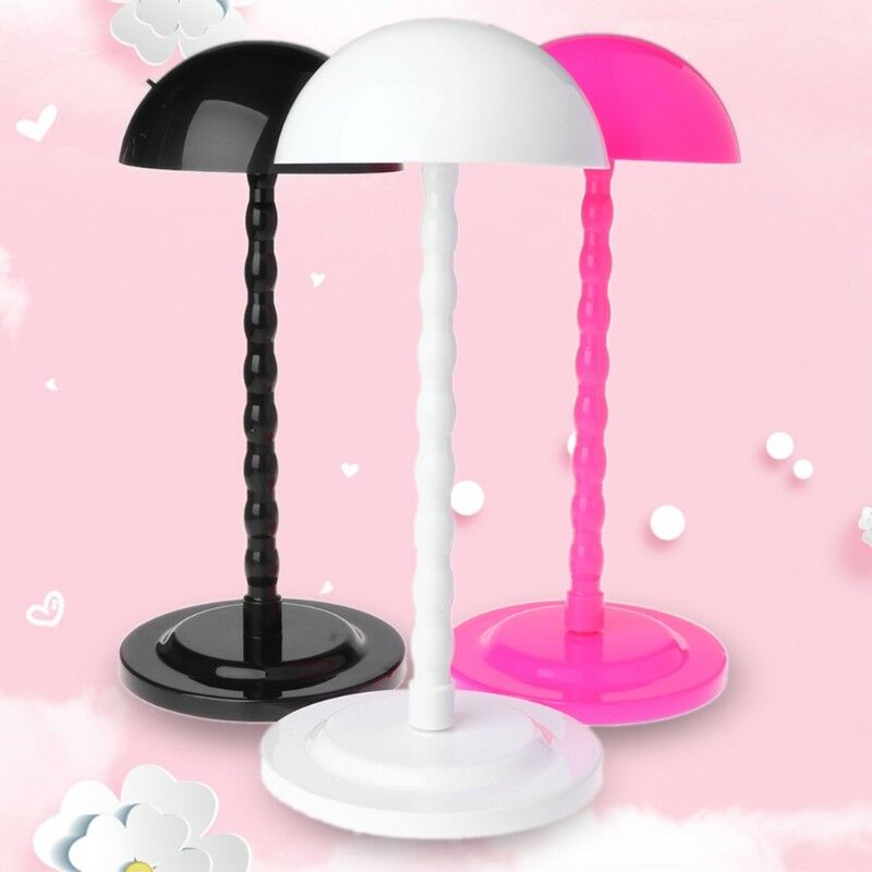 DIY Wig Stand Holder Stable Portable Holder For Wig/Topee/Hat Plastic Display