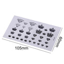 1X Diamonds and Crowns Temporary Tattoos Arm Leg Waterproof Tattoo Stickers B Hn