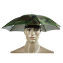 2PCS Umbrella Hat Headwear for Outdoor Fishing Gardening Beach (Camouflage)