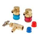 Car Air Conditioning Line Repair Tools R134A High Low Quick Couplers and Ca
