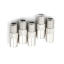 5Pcs F Type Female To TV Aerial RF Coaxial Male Connector Adapter Plug MO
