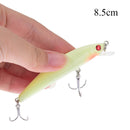 fishing lure bait kit luminous vib per crank minnow pencil glow lures 1pc BX