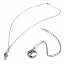 1 Pair Couple Love Music Note Pendant " I Love You" Necklace Chain Valentin