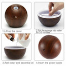 USB Aroma ESSential Oil Diffuser Ultrasonic Mist Humidifier Air Purifier Co M9N8