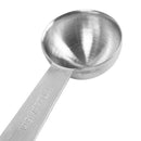 Chef Measuring Spoons, Heavy Duty Round Stainless Steel Metal, for Dry or L