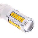 2x 3157 3156 3057 33LED Car Tail Backup Reverse Turn Signal Light Bulb Amb JR
