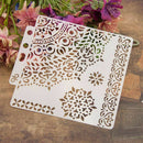 DIY Craft Floral Layering Stencils For Walls Painting Scrapbooking Stamps Album