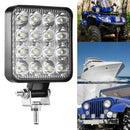 3.3'' 48W Square LED Work Light Bar Spot Fog Lamp Driving Offroad SUV Truck