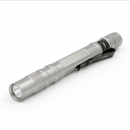 Portable Mini LED Flashlight Pen Torch Lamp Penlight Battery Powered + Clip