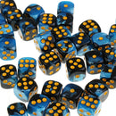 100x Acrylic Round Corner Dice Six Sided D6 12mm for Card Game Accessories