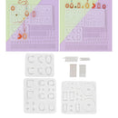 Silicone Geometric Earring Charm Mold Set Epoxy Casting Jewelry Making Tools