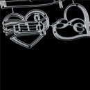 Music Heart Embossing Cutting Dies for Scrapbooking Decor Craft Card Making TO