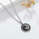 Steel WOLVES NECKLACE FASHION Pirate Amulet Necklace Gift