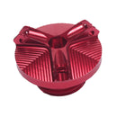 Motorcycle Oil Cap Cover Engine Cap Cover CNC Fit for Kawasaki 2019 Red