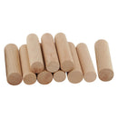 10Pcs Wood Dowel Rod Wooden Dowels - 28mm Thick Wooden Dowels for Crafts - Wood