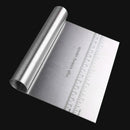 1pc Pizza Dough Scraper Cutter Pastry Spatulas Stainless Steel Cake Baking Tool