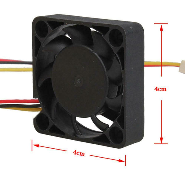 3 Pin 40mm Computer CPU Cooler Cooling Fan PC 4cm 40x40x10mm DC 12V