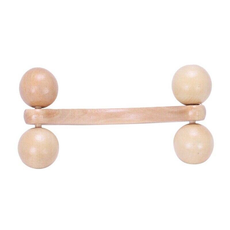 Body Neck Shoulder Handheld Massage Roller Relaxation Massager Tool Z3Y5