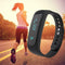 E02 Bluetooth Sports Smart Bracelet Wrist Band black A