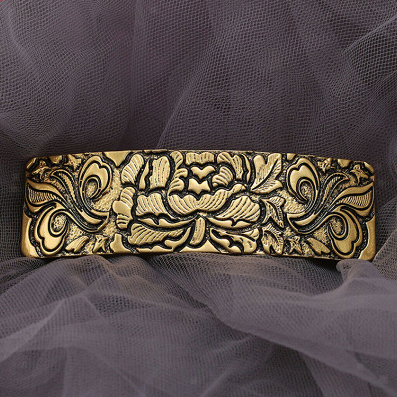 Set of 2 Viking Celtic Carved Hairpin Hair Clips