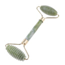 Natural Jade Roller for Face - Facial Neck Body Massager Roller with Double Head