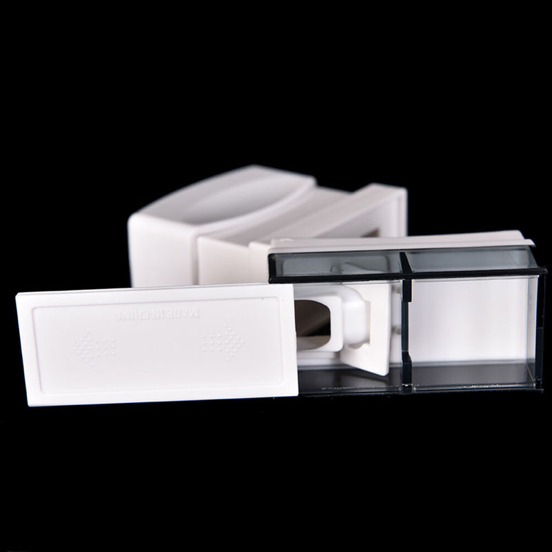 1X Tablet Pill Medicine Crusher Grinder Grind Splitter Cutter  Organize BoxB Gw