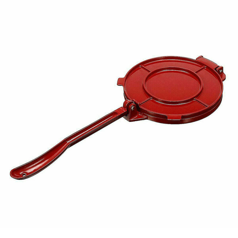 Aluminum Tortilla Press Maker Folding DIY Flour Corn Baking Gadget (Red S) A
