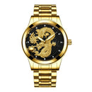 Fngeen Creative Dragon Luxury Fashion Steel Strap Watch Men Quartz-Watch Ca M3U8